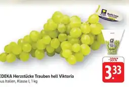 Edeka EDEKA Herzstücke Trauben hell Viktoria Angebot