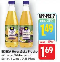 Edeka EDEKA Herzstücke Fruchtsaft oder Nektar Angebot