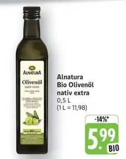 Edeka Alnatura Bio Olivenöl nativ extra Angebot