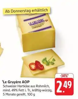 Edeka Le Gruyère AOP Angebot