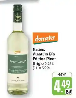 Edeka Alnatura Bio Edition Pinot Grigio Angebot