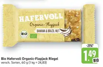 Edeka Bio Hafervoll Organic-Flapjack Riegel Angebot