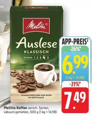 Edeka Melitta Kaffee Angebot