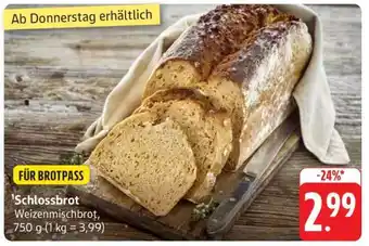 Edeka Schlossbrot Angebot