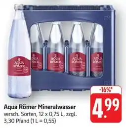 Edeka Aqua Römer Mineralwasser Angebot