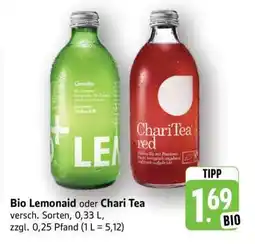 Edeka Bio Lemonaid oder Chari Tea Angebot