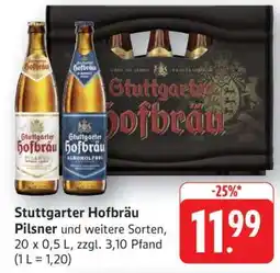 Edeka Stuttgarter Hofbräu Pilsner Angebot