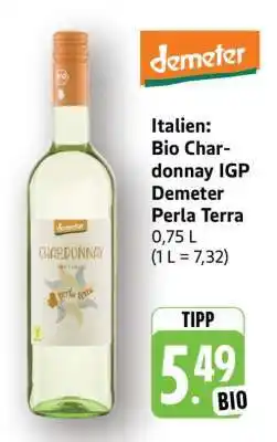 Edeka Bio Chardonnay IGP Demeter Perla Terra Angebot