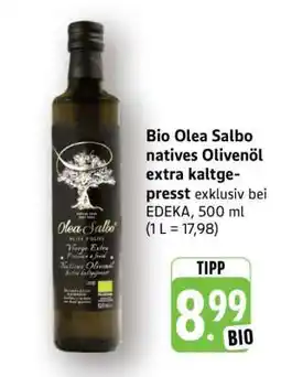 Edeka Bio Olea Salbo natives Olivenöl extra kaltgepresst Angebot