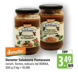 Edeka Demeter Solobontà Pastasauce Angebot