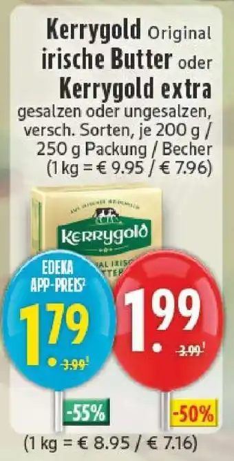 Edeka Kerrygold Original irische Butter oder Kerrygold extra Angebot
