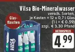 Edeka Vilsa Bio-Mineralwasser Angebot