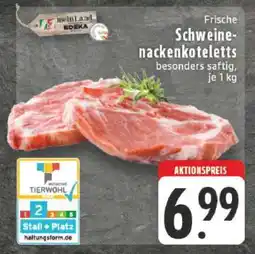 Edeka Frische Schweine-nackenkoteletts Angebot