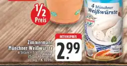 Edeka ZIMMERMANN Münchner Weißwürste Angebot