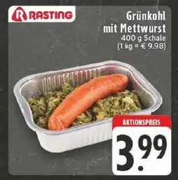 Edeka Grünkohl mit Mettwurst Angebot