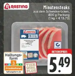 Edeka Minutensteaks Angebot