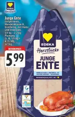 Edeka Junge Ente Angebot