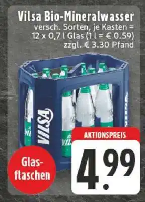 Edeka Vilsa Bio-Mineralwasser Angebot