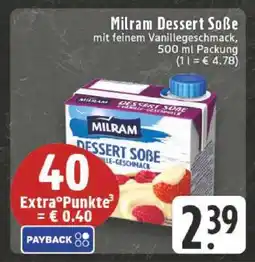 Edeka MILRAM Dessert Soße Angebot
