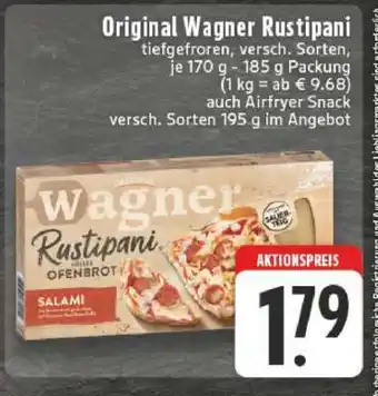 Edeka ORIGINAL WAGNER Rustipani Angebot