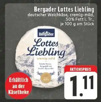 Edeka Bergader Lottes Liebling Angebot
