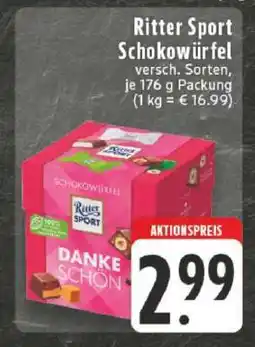 Edeka Ritter Sport Schokowürfel Angebot