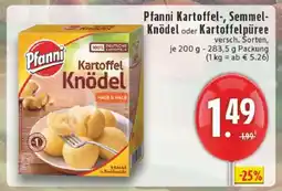 Edeka Pfanni Kartoffel-, Semmel-Knödel oder Kartoffelpüree Angebot