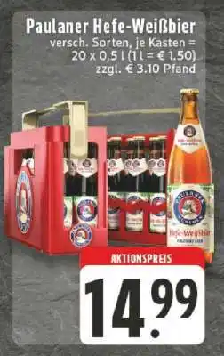 Edeka PAULANER Hefe-Weißbier Angebot