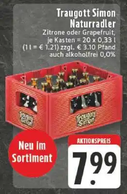 Edeka Traugott Simon NaturRadler Angebot