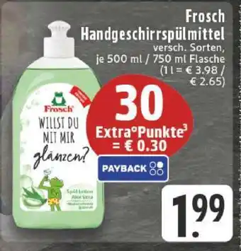 Edeka Frosch Handgeschirrspülmittel Angebot