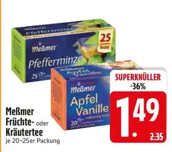 Edeka Meßmer Früchte- oder Kräutertee Angebot