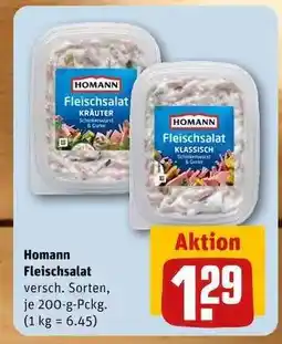 REWE Homann Fleischsalat Angebot