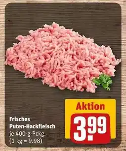 REWE Frisches Puten- hackfleisch Angebot