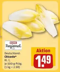 REWE Chicorée Angebot