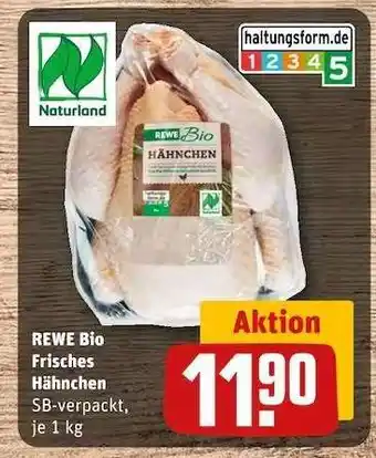 REWE REWE Bio Frisches Hähnchen Angebot