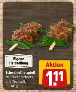 REWE Schweinefiletspieß Angebot