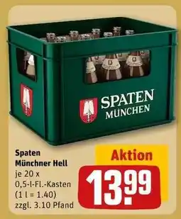 REWE Spaten Münchner Hell Angebot