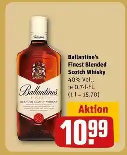 REWE Ballantine’s Finest Blended Scotch Whisky Angebot
