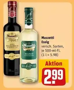 REWE Mazzetti Essig Angebot