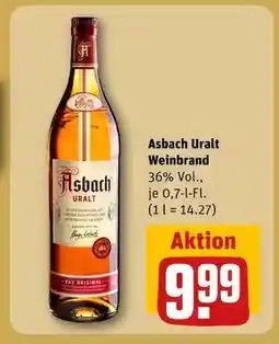 REWE Asbach Uralt Weinbrand Angebot