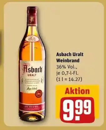 REWE Asbach Uralt Weinbrand Angebot