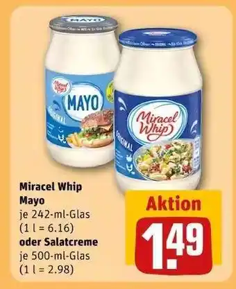 REWE Miracel Whip Mayo oder Salatcreme Angebot