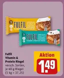 REWE FULFIL Vitamin- & Protein-Riegel Angebot