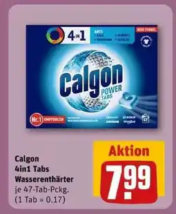 REWE Calgon 4in1 Tabs Wasserenthärter Angebot