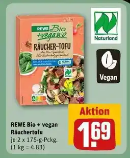 REWE REWE Bio + vegan Räuchertofu Angebot