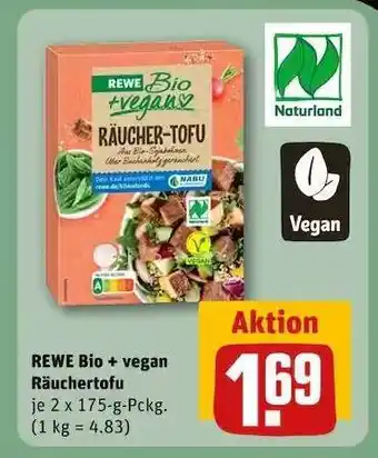REWE REWE Bio + vegan Räuchertofu Angebot