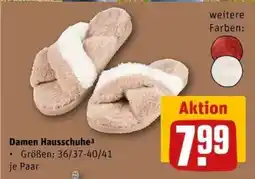 REWE Damen Hausschuhe Angebot