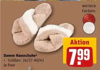 REWE Damen Hausschuhe Angebot
