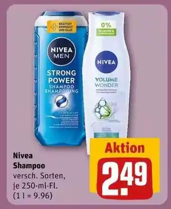 REWE Nivea Shampoo Angebot