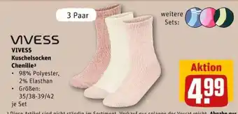 REWE VIVESS Kuschelsocken Chenille³ Angebot